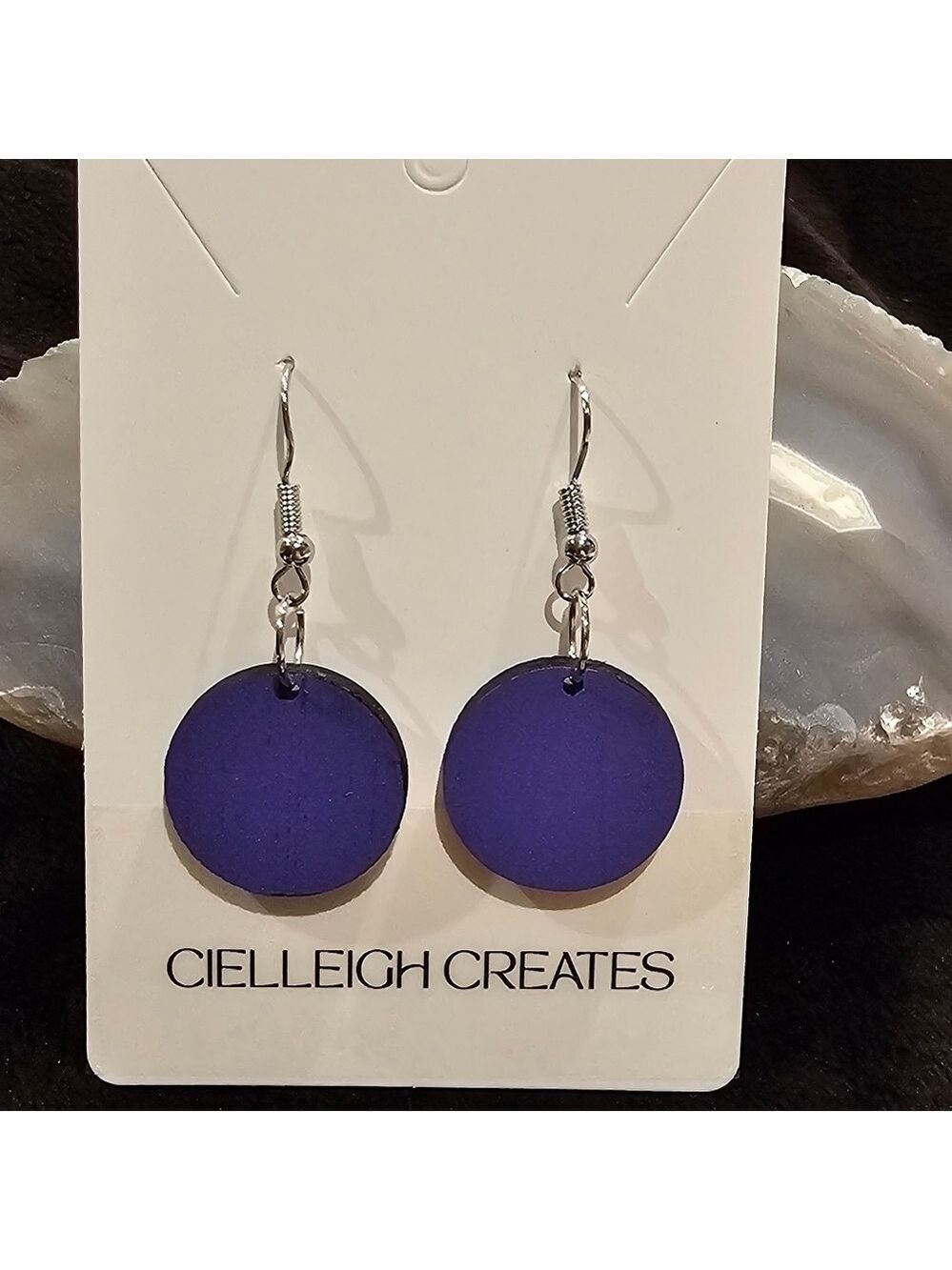💥4 for $25💥 Laser-cut Wood Circle Earrings